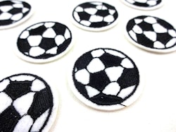 M349 Tygmärke Fotboll vit/svart (2/10 st)