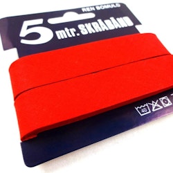 B445 Snedslå bomull 18 mm röd (10 x 5 m)
