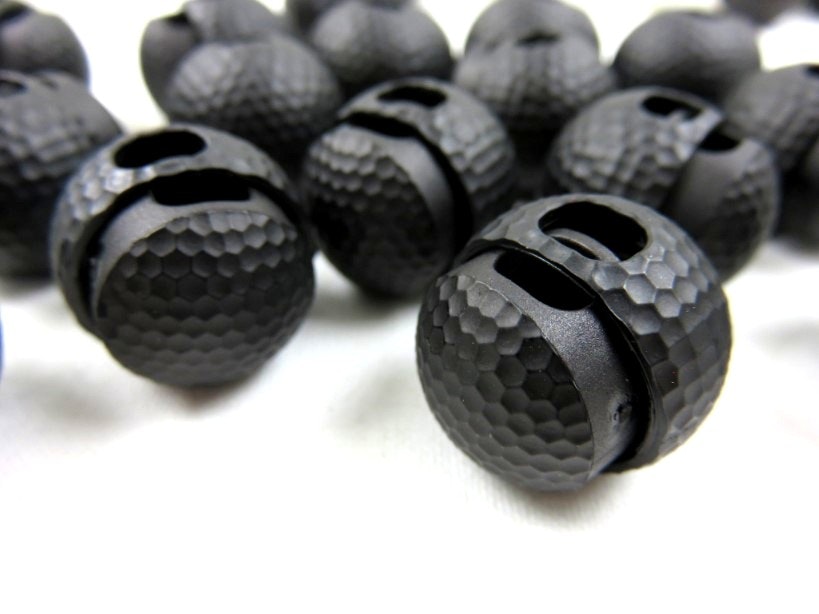 S230 Snörlås Golfboll 18 mm svart (24 st)
