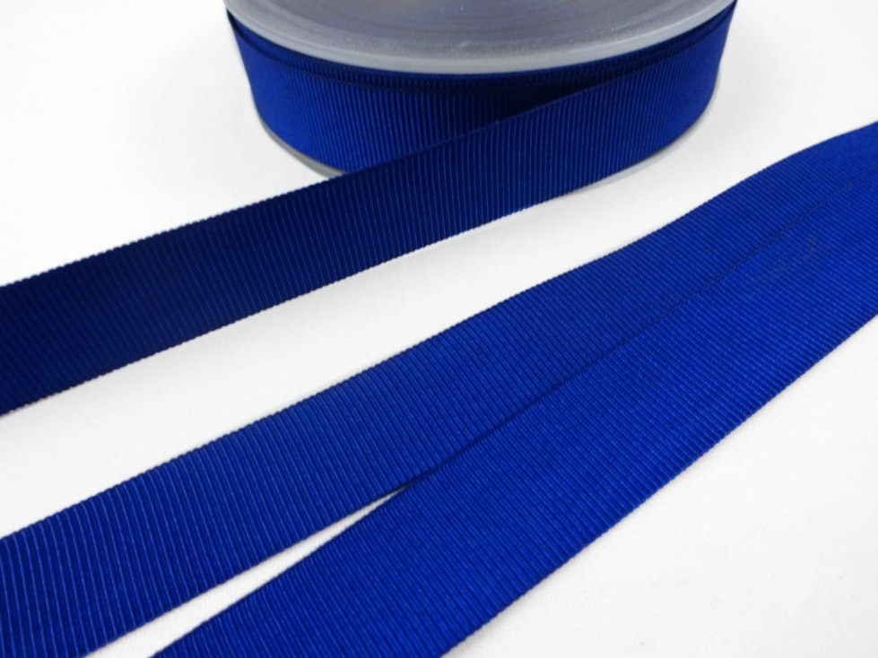 B437 Ripsband 18 mm royalblå (20m)
