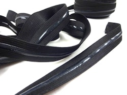 R296 Resår med silikon 20 mm svart (25 m)