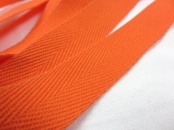 B600 Bomullsband 20 mm orange (50 m)