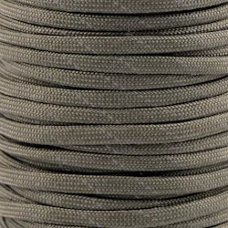 B469 Polyestersnodd med reflex 4 mm khaki (25 m)