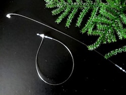 S806-7 Öglelås 17,5cm vit (5000 st)