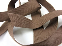 B600 Bomullsband 20 mm brun (50m)