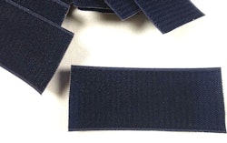S822 Kardborrbandbitar hård mörkblå (120 mm x 50 mm) (10 st)