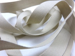 B500 Bomullsband 14 mm beige (20 m)