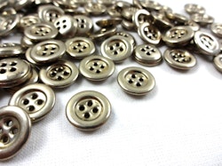 K444 Knapp metall 13 mm silver (25 st)