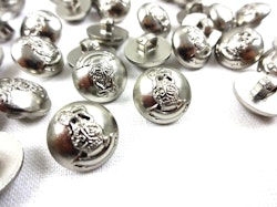 K398 Knapp 13 mm Emblem silver (25 st)