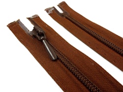 D105 Blixtlås 15 cm Opti 4 mm spiral ej delbar brun