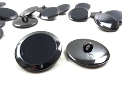 K321 Knapp 30 mm mörkgrå/silver (25 st)