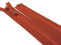 D055 Blixtlås 50 cm Opti delrin delbar 6 mm brun