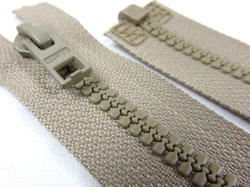 D057 Blixtlås 55 cm Opti delrin delbar 6 mm beige