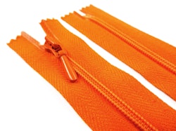 D105 Blixtlås 65 cm Opti 4 mm spiral ej delbar orange