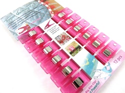 S449 Clips 3 cm rosa (12 st/ fp)