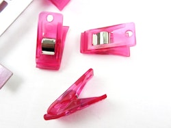 S449 Clips 3 cm rosa (12 st/ fp)