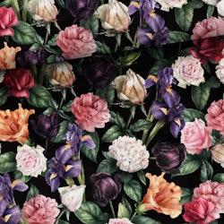 V1242 Bambuviscose Vackra blommor (5 m)