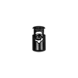 S807 Snörlås 5 mm svart (100 st)