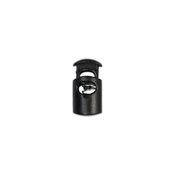S808 Snörlås 5 mm svart (500 st)