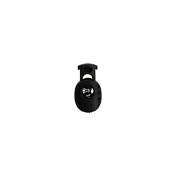 S810 Snörlås 5 mm svart (100 st)