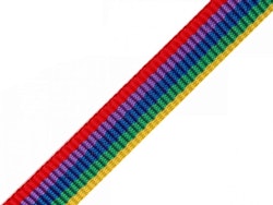 B640 Polypropylenband 15 mm regnbåge (25 m)