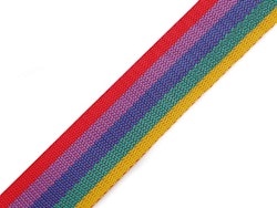 B640 Polypropylenband 30 mm regnbåge (25 m)