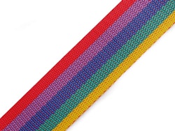 B640 Polypropylenband 50 mm regnbåge (25 m)
