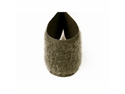 B340 Kardborrband 100 mm olivgrön (mjuk) (25 m)