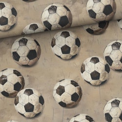 T7127 Trikå Fotboll beige (5 m)