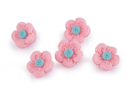 K1201 Knapp Blomma rosa (25 st)