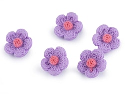 K1201 Knapp Blomma lila (25 st)