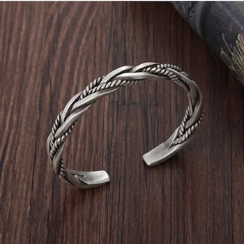 Vintage Braid Armbånd i Sterling Silver