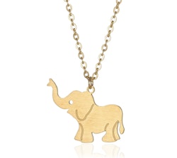 Halsband - Guld - ELEFANT