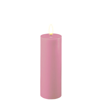 LED blockljus, Lavendel - 5 x 15 cm