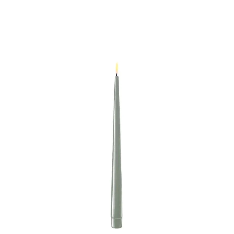 2-pack led-ljus, Grön - 28cm