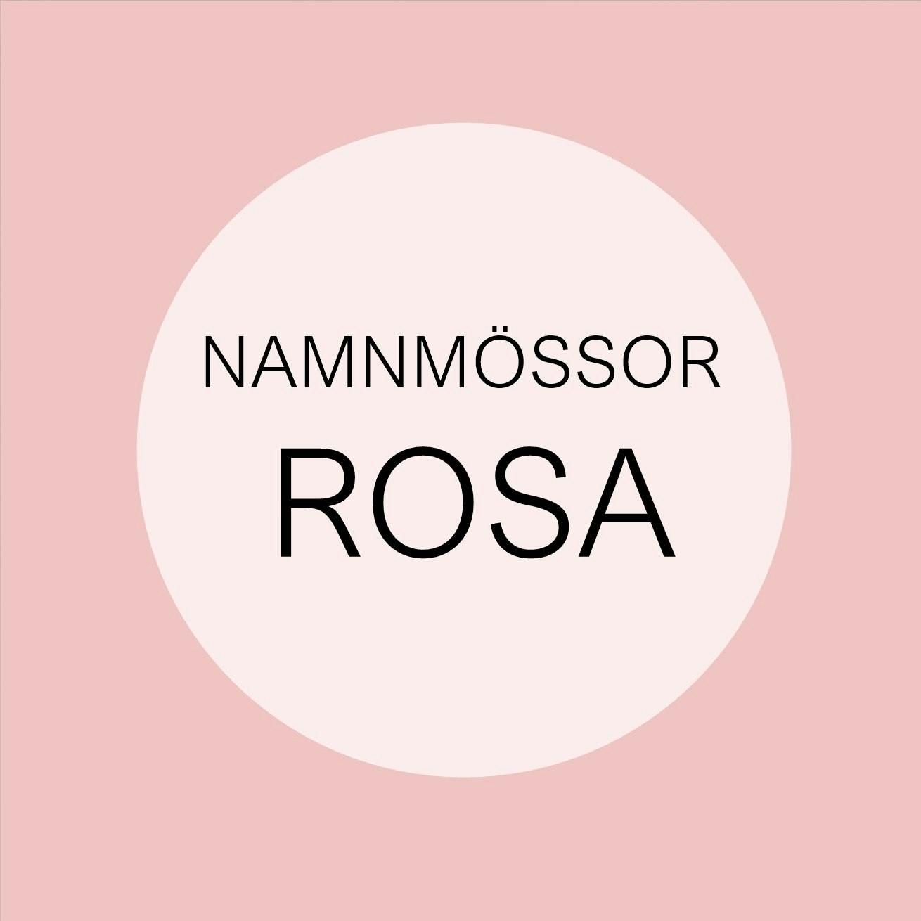 Rosa namnmössor - Novisen Design