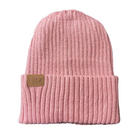 Novisen Design - Stickad mössa - Rosa