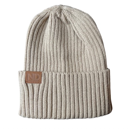 Novisen Design - Stickad mössa - Natur