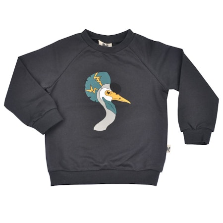 Sweatshirt - Fågeln Hulda (74/80)