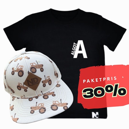 PAKETPRIS - Namntshirt & keps (Traktorer)