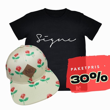 PAKETPRIS - Namntshirt & keps (Penseer)