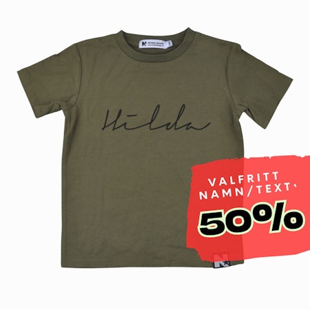 T-shirt - Signatur (militärgrön)