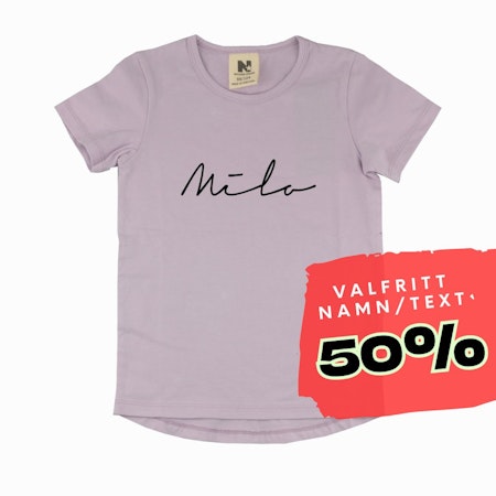 T-shirt - Signatur (Lila)