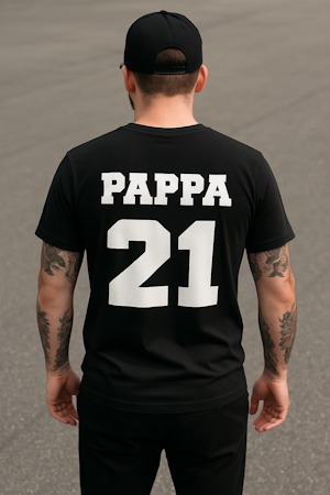 T-shirt - Namn & Årtal (vuxen)