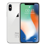 iPhone X 64GB Silver utan face id Begagnad