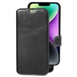Champion 2-in-1 Slim Wallet Case för iPhone 14 Plus/15 Plus – mobilskal och plånbok i ett med magnet, kortfack och stöd för trådlös laddning
