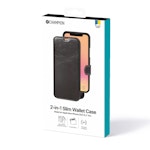 Champion 2-in-1 Slim Wallet Case för iPhone 13 Pro – mobilskal och plånbok i ett med magnet, kortfack och stöd för trådlös laddning