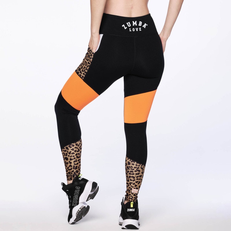 Zumba Dance Crew High Waisted Panel Ankle Leggings - Zumba® Wear by Rapp  Fitness