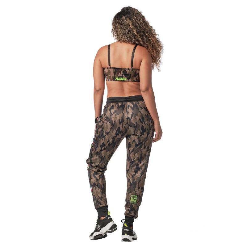 Zumba Camo Flame Bra