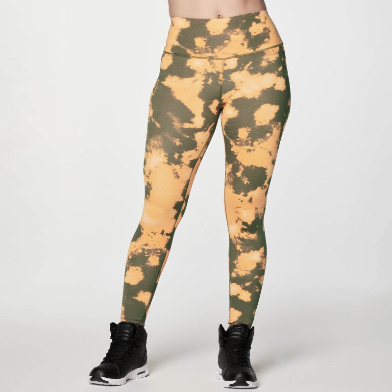 Zumba Move Tie-Dye High Waisted Ankle Leggings